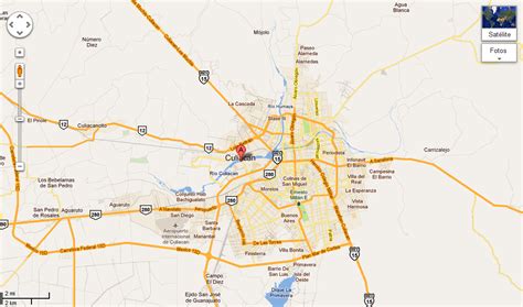 mapa de culiacan sinaloa mexico